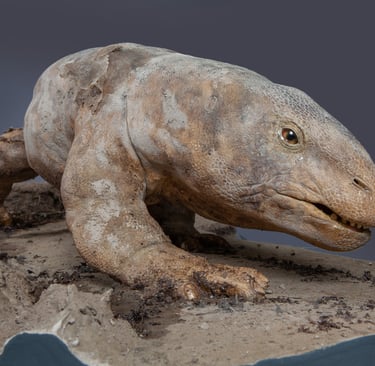 Diadectes absitus – scientific reconstruction by sebastian brandt