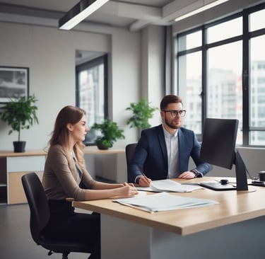 A friendly customer service representative ready to assist.