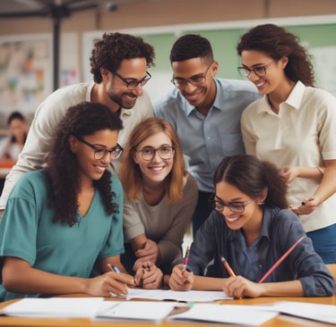 a coffee cup with a message on it sitting on a table