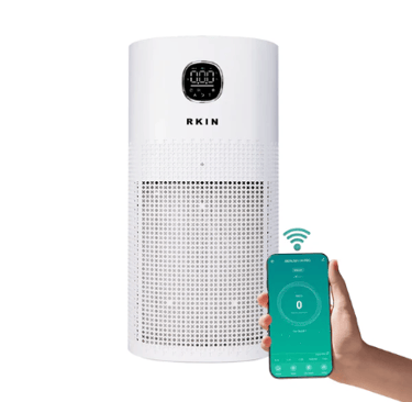 RKIN AH-14 Pro medical grade HEPA air purifier for home toxins.