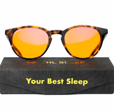 THL Sleep orange blue light blocking glasses with acetate frames for better sleep