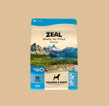 Zeal Canada Air‑Dried Food Salmon & Duck Recipe for Dogs