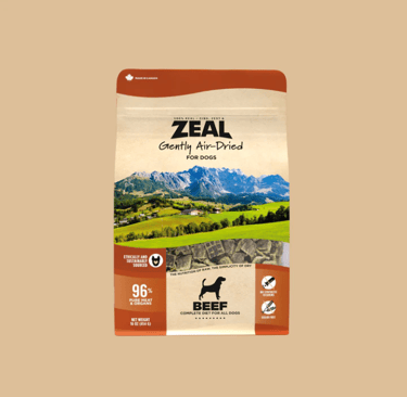 Zeal Canada Air‑Dried Food Beef Recipe for Dogs
