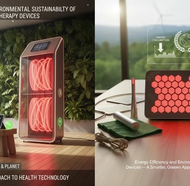 Energy Efficiency and Environmental Sustainability of Red Light Therapy Devices — A Smarter, Greener