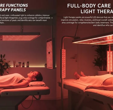 Full-Body Care Functions of Light Therapy Panels