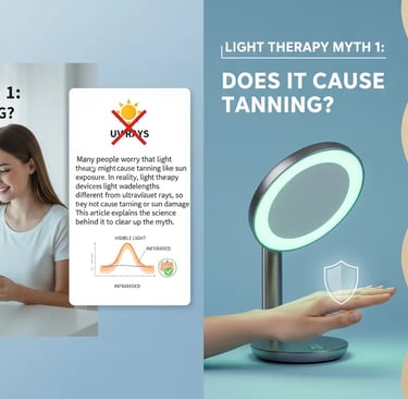 Light Therapy Myth 1: Does It Cause Tanning?