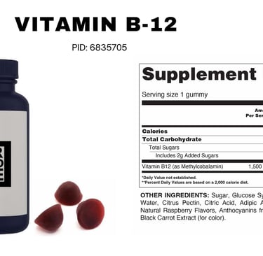 vitamin b-12 gummy vitamins