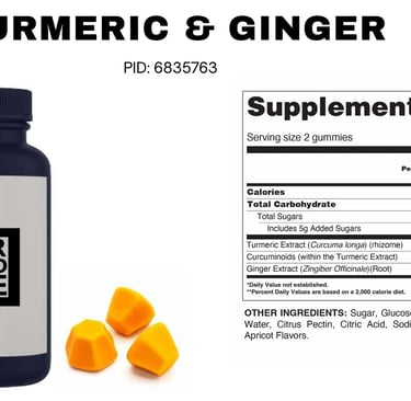 turmeric gummies ginger gummies