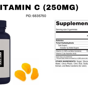 vitamin c vitamin gummies