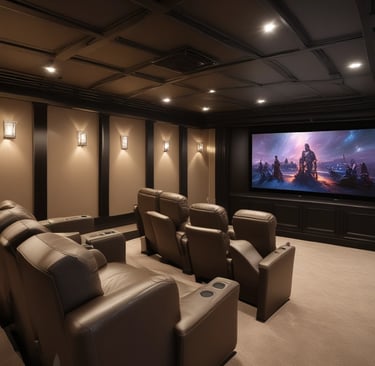 Close-up of a sleek smart home control panel on a wall