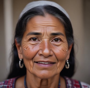 woman wearing black crew-neck shirt