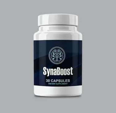 SynaBoost Nootropic Supplement Bottle - Sharper Mind Richer Life