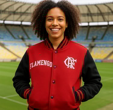 GAROTA VESTIDA XOM AAGSALHO DO FLAMENGO