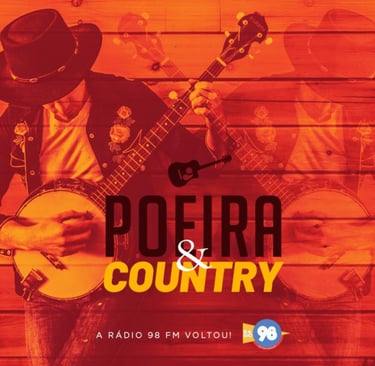 banner poeira e country