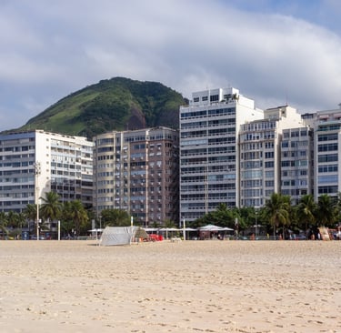 copacabana vista do mar