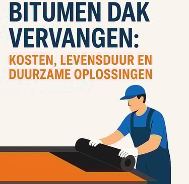 Bitumen dak vervangen – kosten, levensduur en duurzame oplossing via siliconencoating