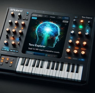 AI keyboard from Roland