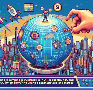 China is ramping up investment in AI, quantum tech, and 6G, aiming for tech self-reliance and global leadership by empowering