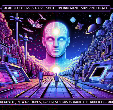 AI leaders are split on AGI’s future: optimists foresee imminent superintelligence, while realists stress creativity, new arc