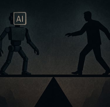 the balance between AI and human employees
