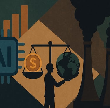 AI's economic benefits could outweigh its environmental costs