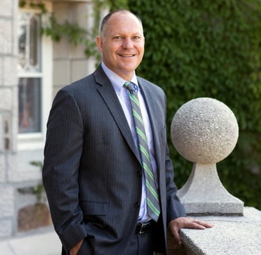 Evan Lipp headshot, VP of Enrollment Management at Marymount University