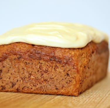 Parsnip, Maple, and Walnut Bread with Cream Cheese Frosting