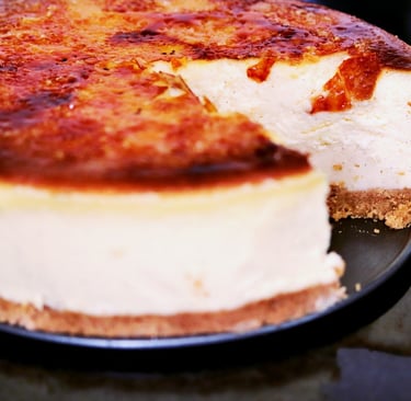 Baked Creme Brulee Cheesecake