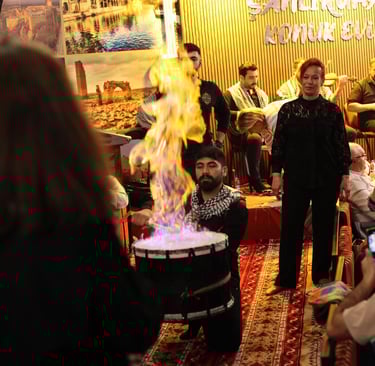 Mardin Sıra Gecesi Ateş Şovu