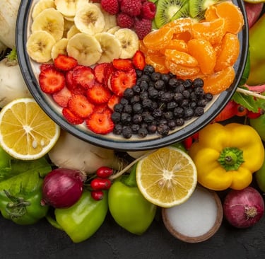 alimentos saudáveis para emagrecer rápido com frutas, verduras e legumes