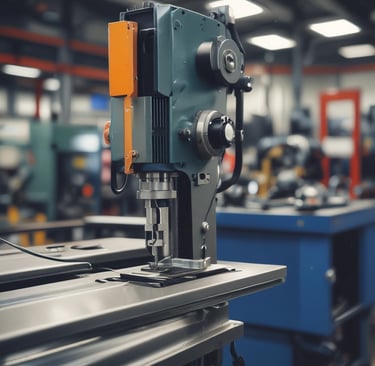 a machine that is sitting on a machine