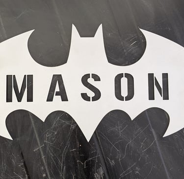 affordable, cheap custom steel or metal fabrication sign