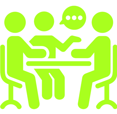 people having a meeting