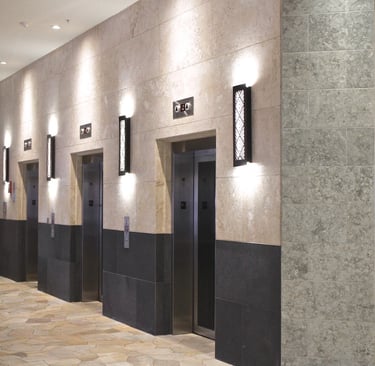 commercial stone wall