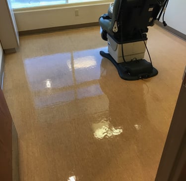 "Commercial floor cleaning in Ormond Beach by TEC Floor Services"