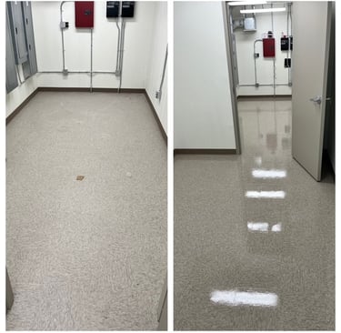 "Floor Cleaning Services in Daytona Beach, FL by TEC Floor Services."