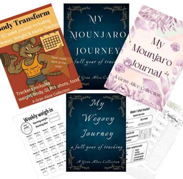 Mounjaro wegovy ozempic tracker journal