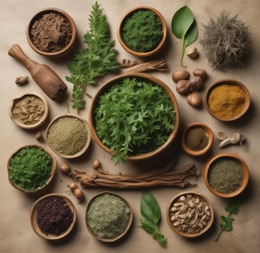A top-down view of a marketplace stall displaying an array of books, notebooks, and art prints. The table is filled with various colorful covers and designs, including motivational phrases and illustrations. Two people are interacting at the table, possibly discussing or purchasing items.