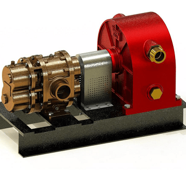 Pelton driven foam pump