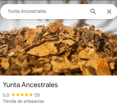 Enlace a Google Maps de Yunta ancestrales
