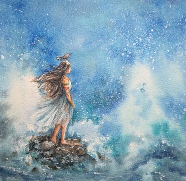 I told the waves to break, I am still standing!