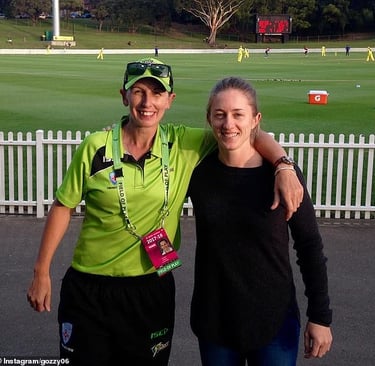 Michelle Goszko with Rachael Hayne