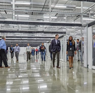 Así se ve por dentro el centro de datos DLR en Ashburn, Virginia