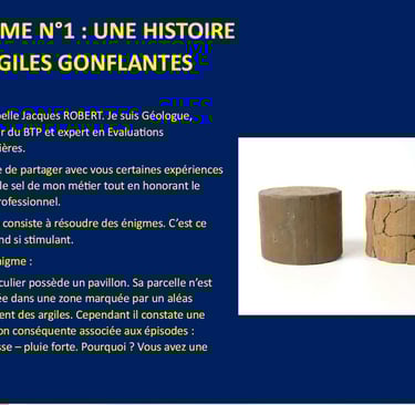 Ile de France CJR AUDITS pathologies argiles retrait gonflement sècheresse tassements différentiels