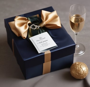 An elegant large gift basket filled with gourmet treats and fresh flowers.