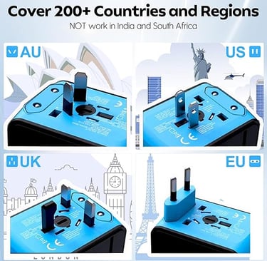 international power adapter for travel