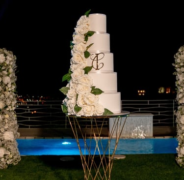 torta scenografica matrimonio 