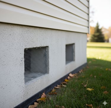 vent hole crawlspace covers rodent control
