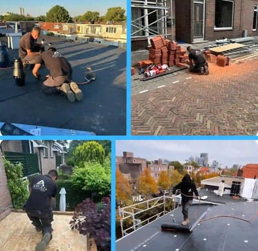 Awad Solutions dakdekkers aan het werk