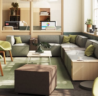 Accueil d'espace de bureau 